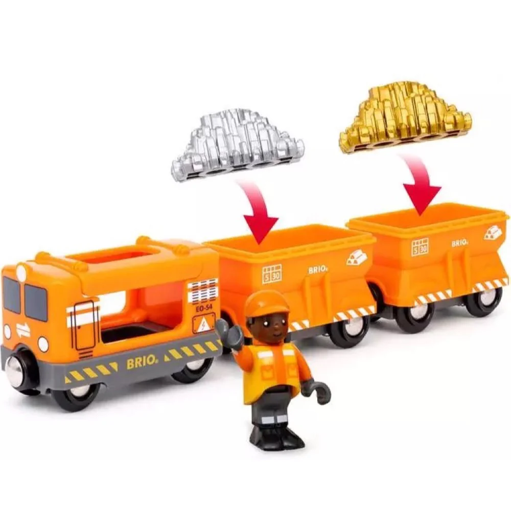 BRIO 36049 Gold Cargo Train 6 pc - Image 5