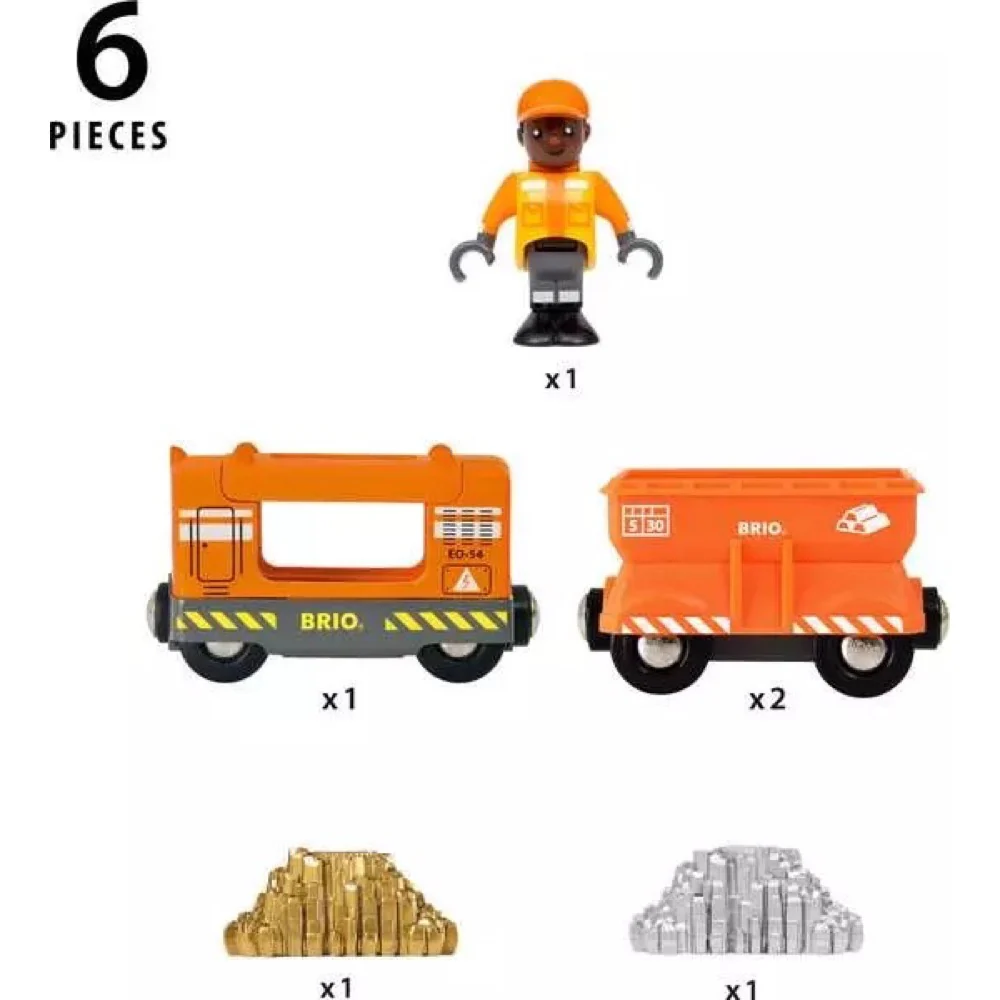 BRIO 36049 Gold Cargo Train 6 pc - Image 7