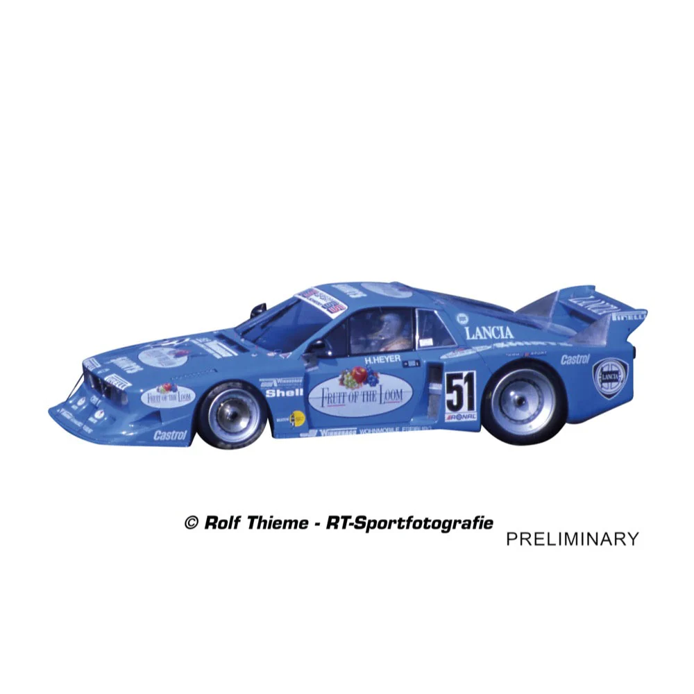 Carrera 27790 Evolution Lancia Beta Montecarlo Turbo Fruit of the Loom No. 51 Slot Car - Image 2