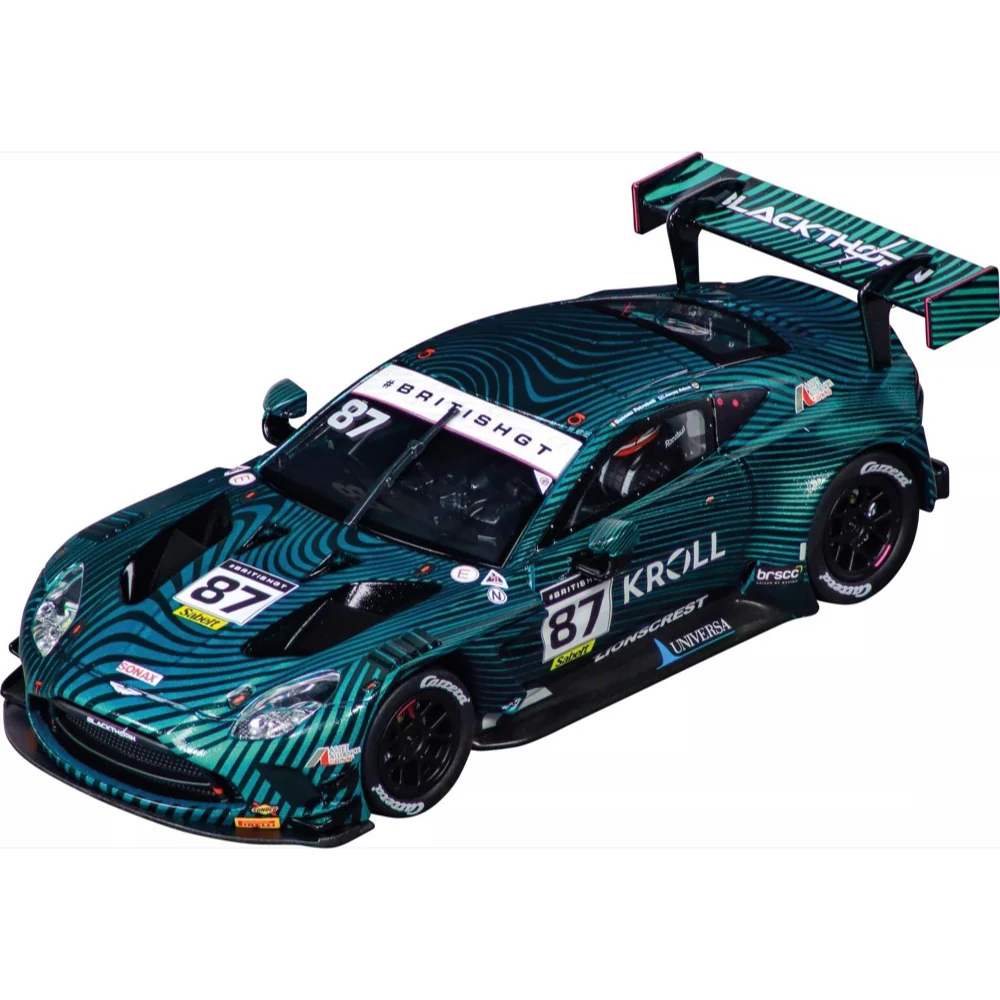 Carrera 27804 Evolution Aston Martin Vantage AMR GT3 Evo Blackthorn AMR No.87 Britis h GT 2024 - Image 2
