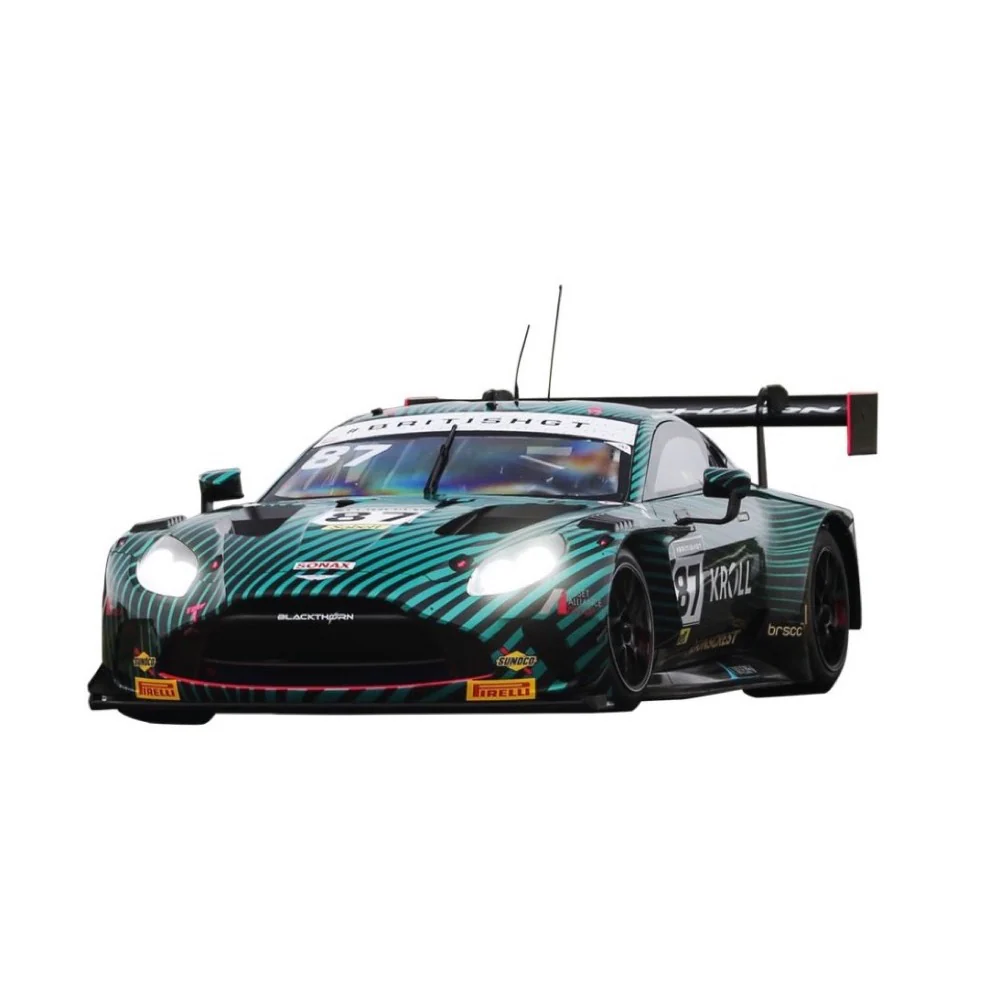 Carrera 27804 Evolution Aston Martin Vantage AMR GT3 Evo Blackthorn AMR No.87 Britis h GT 2024 - Image 3
