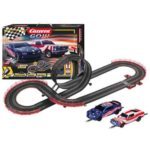Carrera 62601 GO!!! Street Legends USA Street Racers Slot Car Set - Image 2