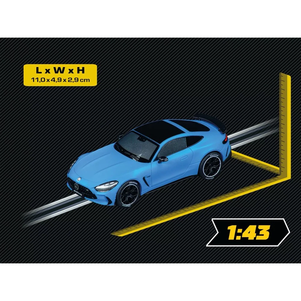 Carrera 64252 Go!!! Mercedes-AMG GT 63 Hyperblue Magno Slot Car - Image 2