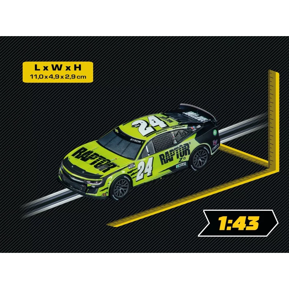 Carrera 64272 Go!!! NASCAR Camaro NextGen ZL1 Hendrick Motorsports William Byron No. 24 Slot Car - Image 2