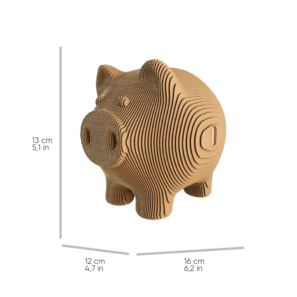 Cartonic Piggy Money Bank 3D Puzzle - Image 9