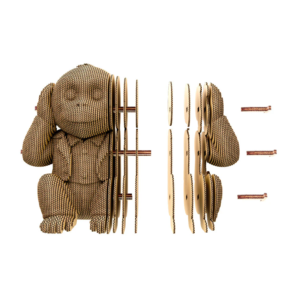 Cartonic Trio Monkeys 3D Puzzle - Image 5