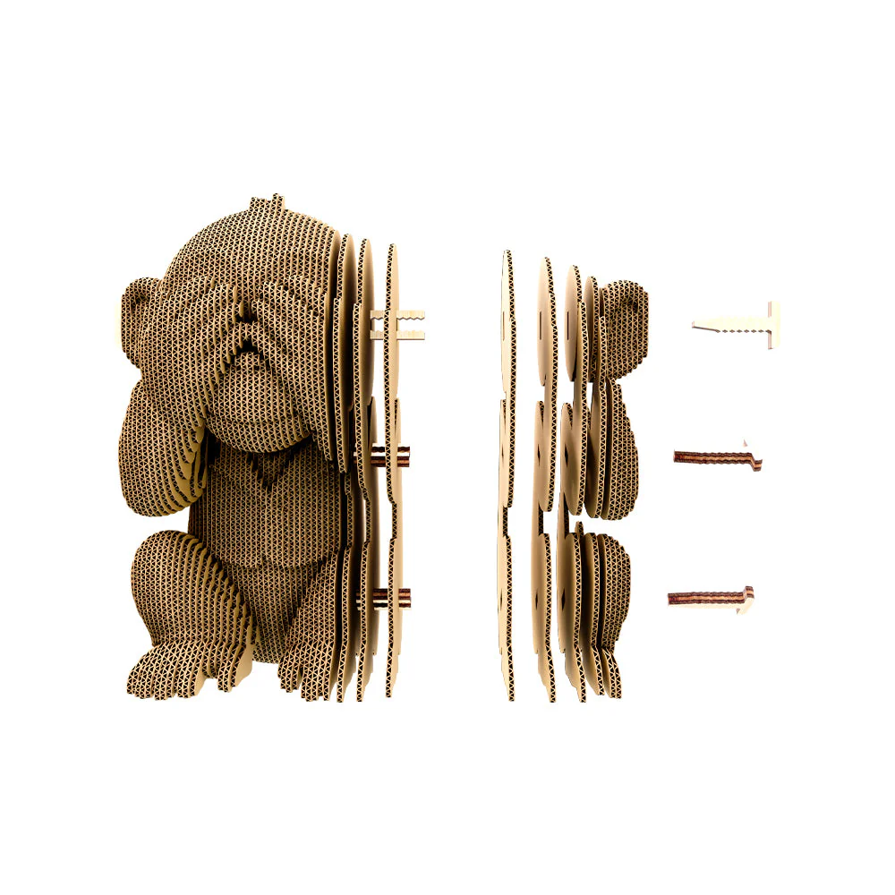 Cartonic Trio Monkeys 3D Puzzle - Image 8