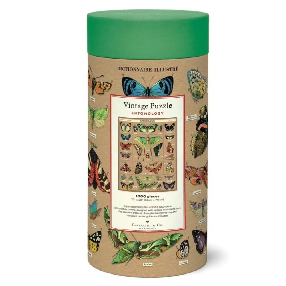 Cavallini Entomologie Moths and Butterflies 1000pc Jigsaw Puzzle - Image 3