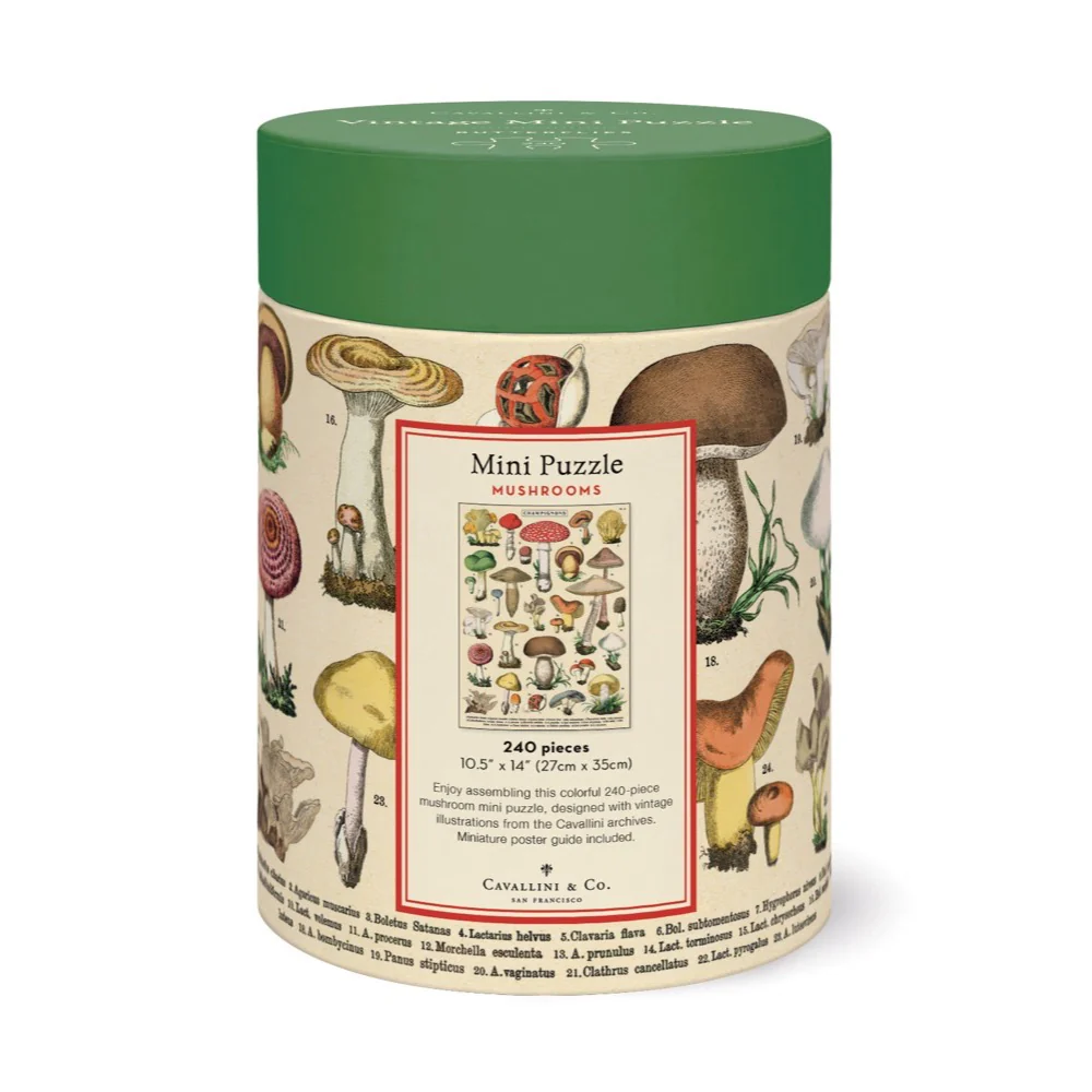 Cavallini Mushrooms 240pc Jigsaw Puzzle - Image 3