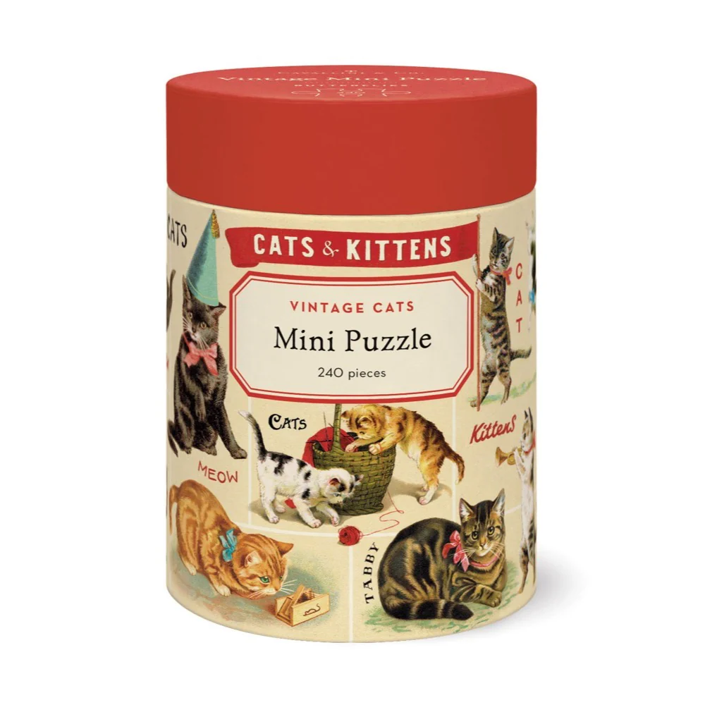 Cavallini Vintage Cats 240pc Jigsaw Puzzle