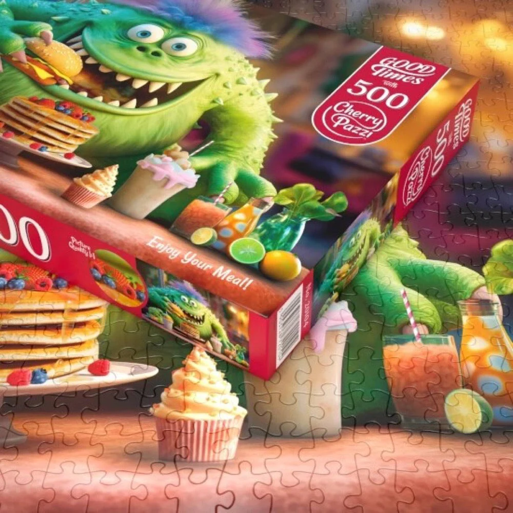 Cherry Pazzi 20104 Enjoy Your Meal! 500pc Jigsaw Puzzle - Image 4
