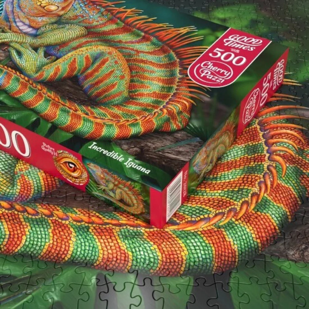 Cherry Pazzi 20128 Incredible Iguana 500pc Jigsaw Puzzle - Image 4