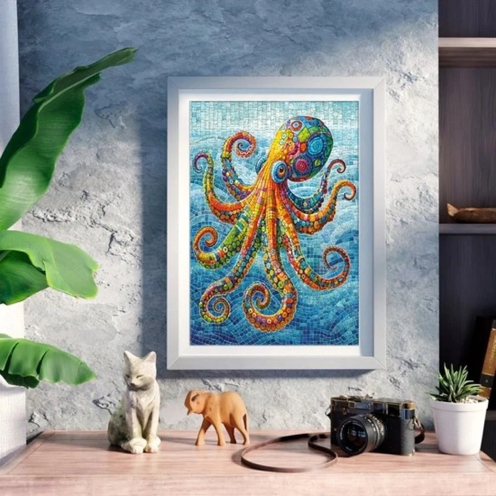 Cherry Pazzi 20234 Splish Splash Octopus 500pc Jigsaw Puzzle - Image 5