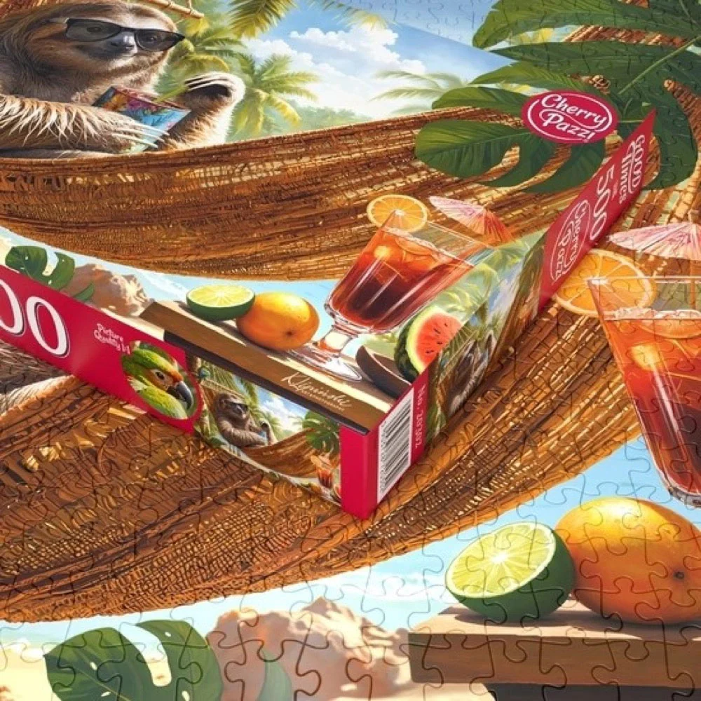 Cherry Pazzi 20302 No Hurry, No Worries 500pc Jigsaw Puzzle - Image 4