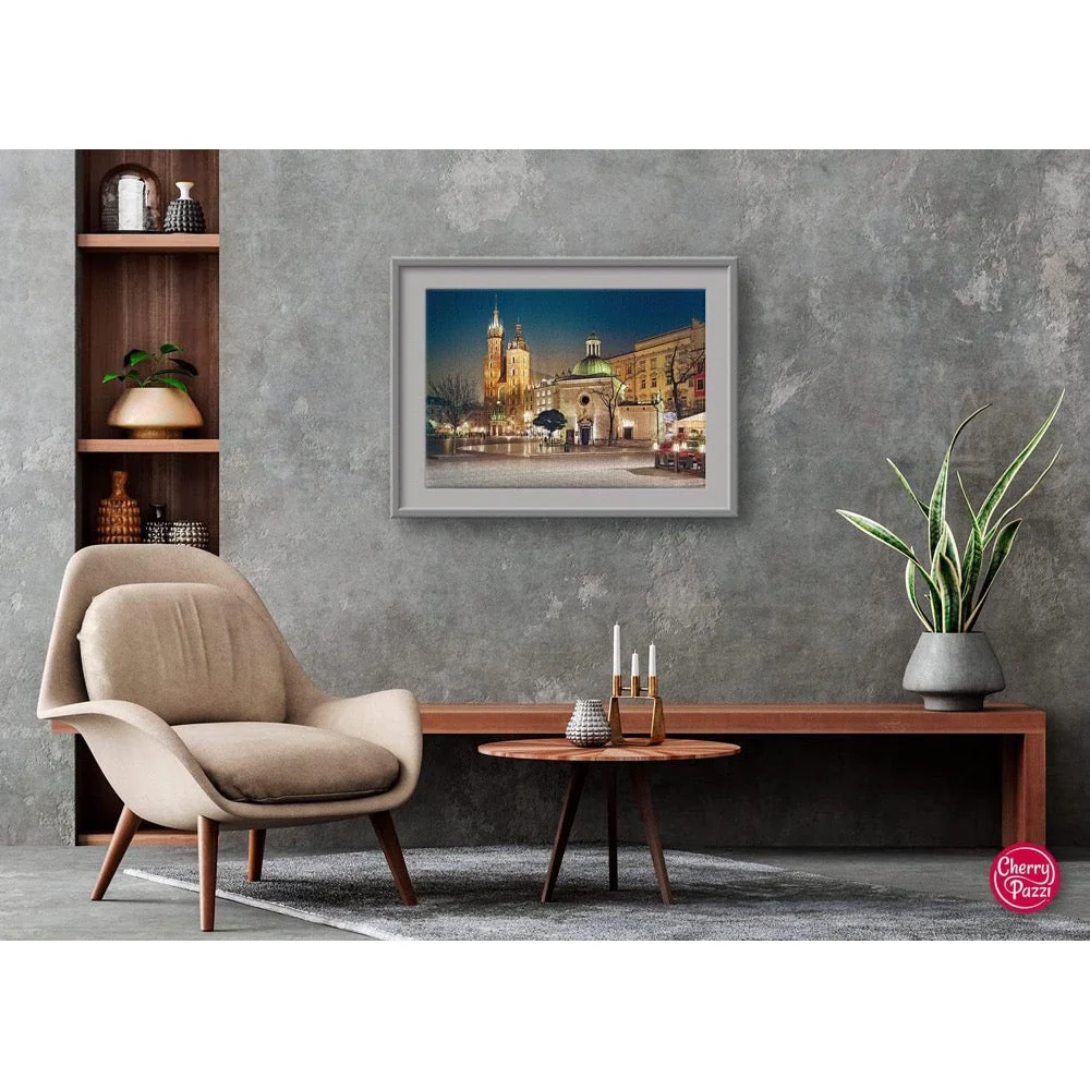 Cherry Pazzi 30004 Market Square in Cracow 1000pc Jigsaw Puzzle - Image 5