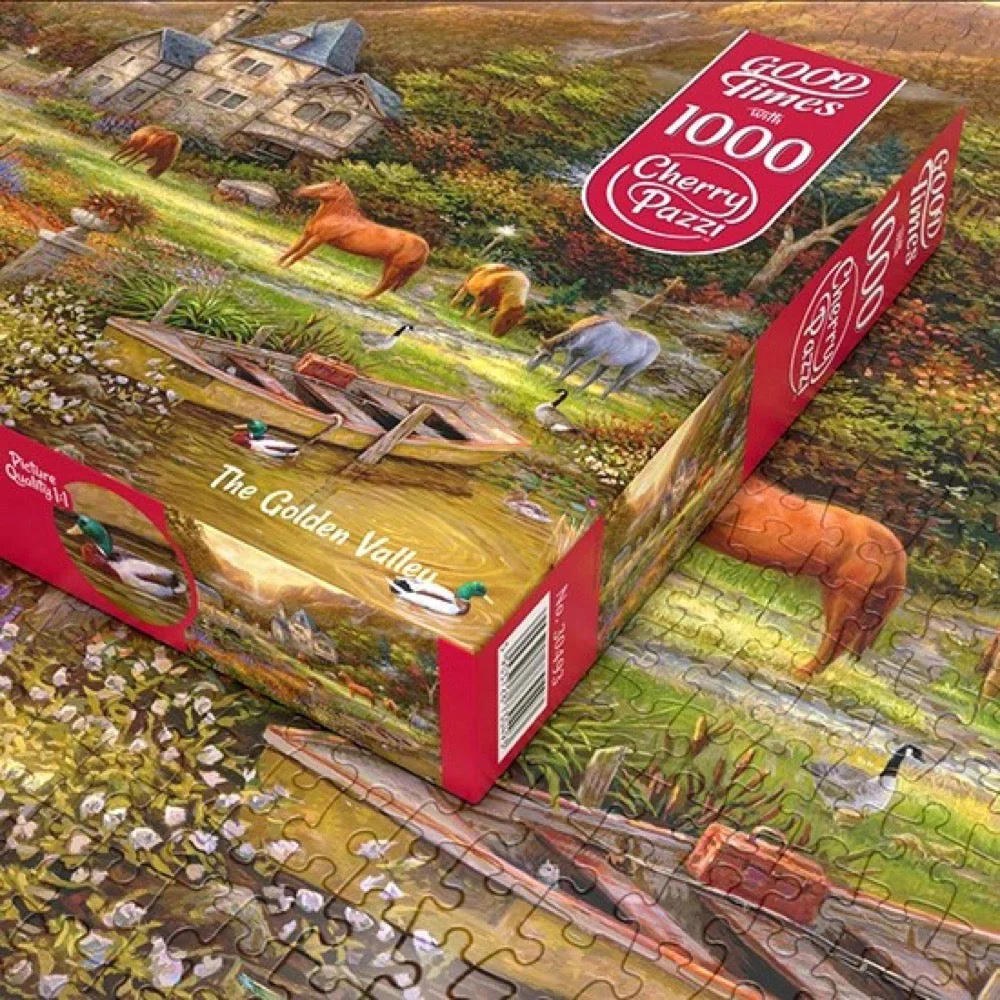 Cherry Pazzi 30493 The Golden Valley 1000pc Jigsaw Puzzle - Image 4