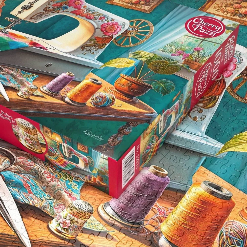 Cherry Pazzi 30875 My Sewing Corner 1000pc Jigsaw Puzzle - Image 3