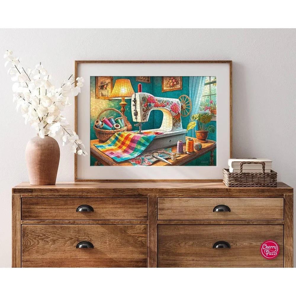 Cherry Pazzi 30875 My Sewing Corner 1000pc Jigsaw Puzzle - Image 5