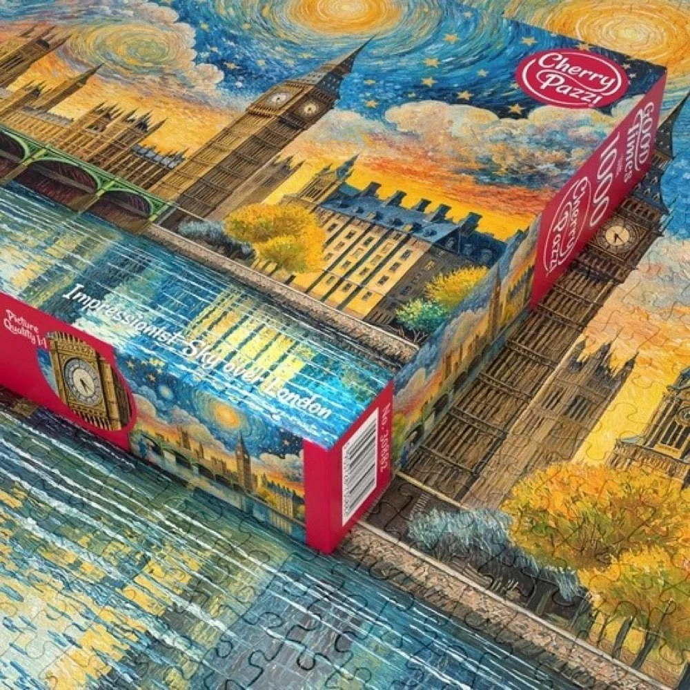 Cherry Pazzi 30882 Impressionist Sky over London 1000pc Jigsaw Puzzle - Image 4
