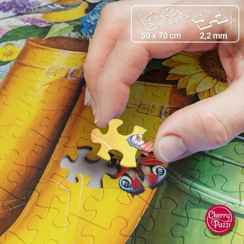 Cherry Pazzi 31087 Golden Boots, Blooming Roots 1000pc Jigsaw Puzzle - Image 3