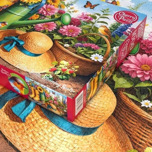 Cherry Pazzi 31087 Golden Boots, Blooming Roots 1000pc Jigsaw Puzzle - Image 4