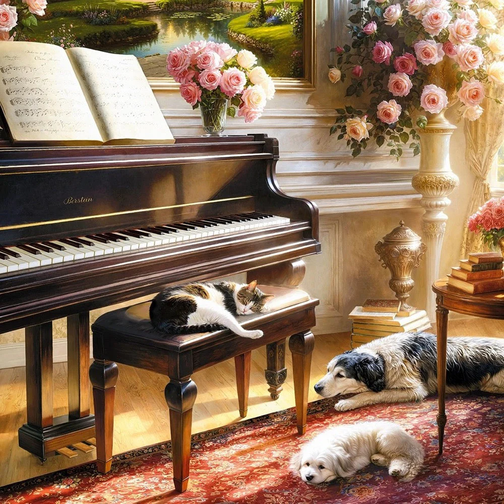 Cherry Pazzi 31339 Piano Room 1000pc Jigsaw Puzzle - Image 2