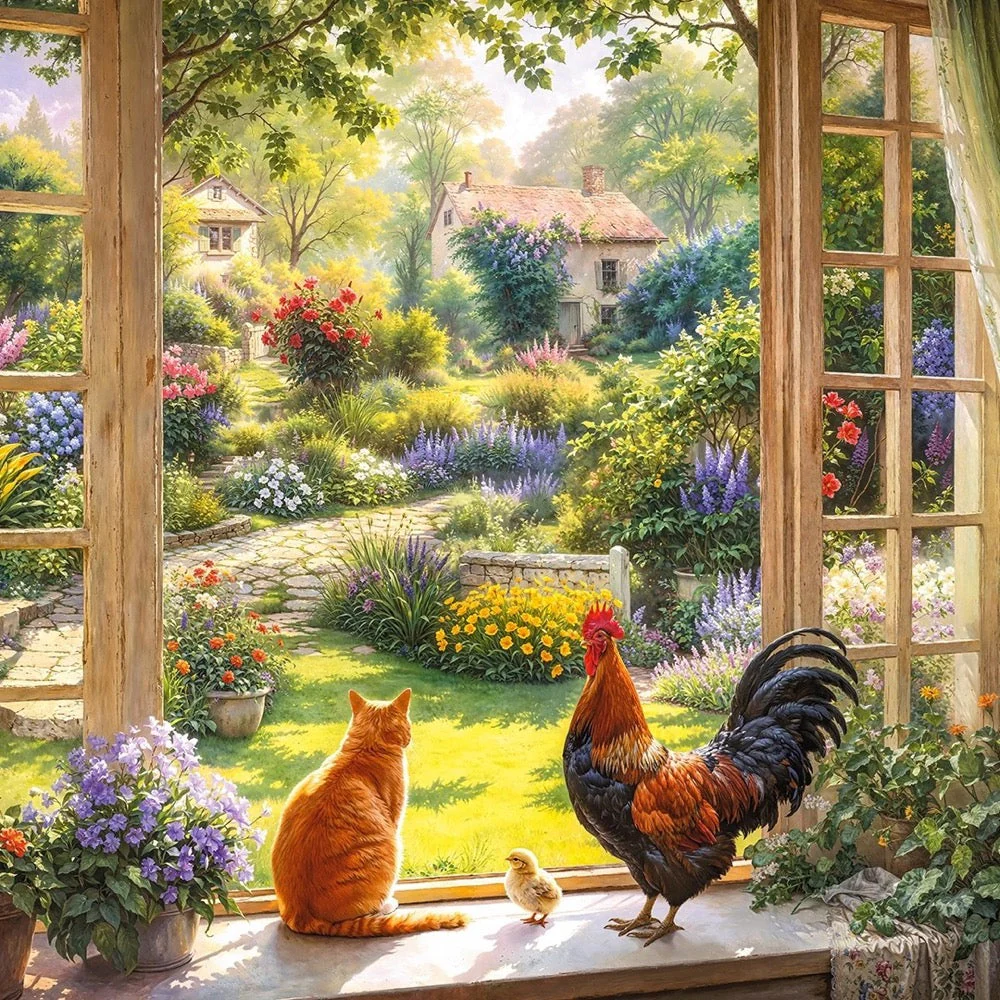 Cherry Pazzi 31360 Enjoying The View 1000pc Jigsaw Puzzle - Image 2