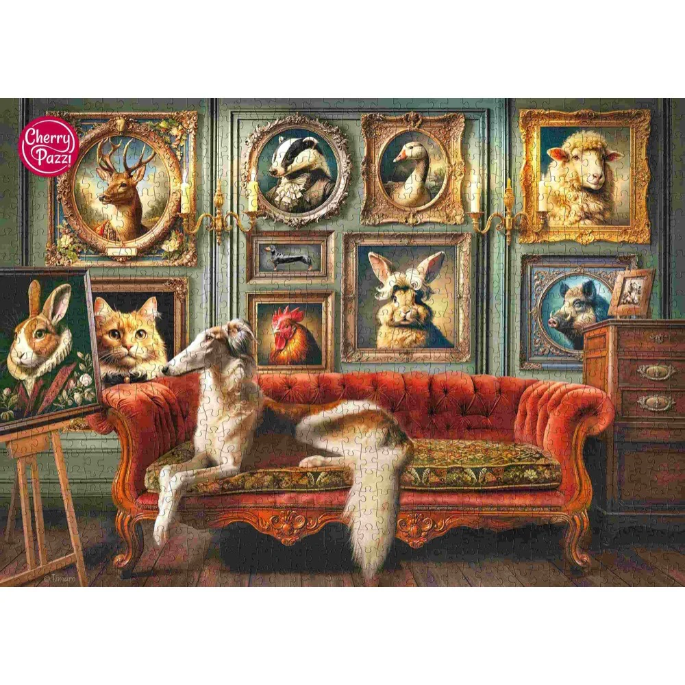 Cherry Pazzi 31377 The Aristocratic Menagerie 1000pc Jigsaw Puzzle - Image 2