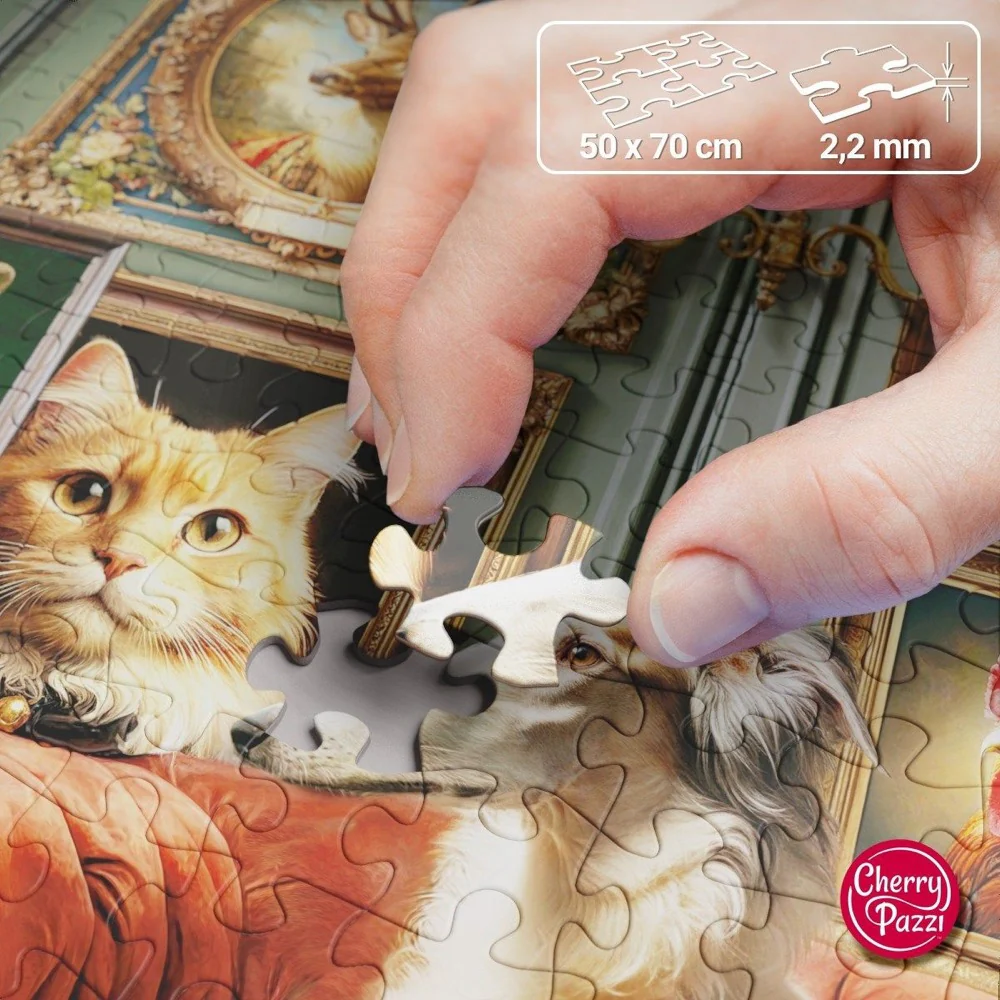 Cherry Pazzi 31377 The Aristocratic Menagerie 1000pc Jigsaw Puzzle - Image 3