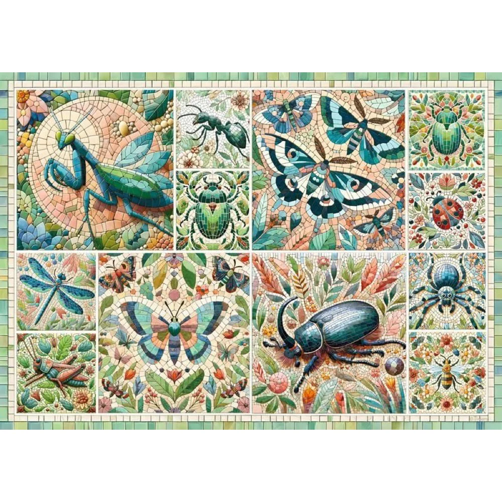 Cherry Pazzi 31445 Mosaic of the Miniature 1000pc Jigsaw Puzzle - Image 2