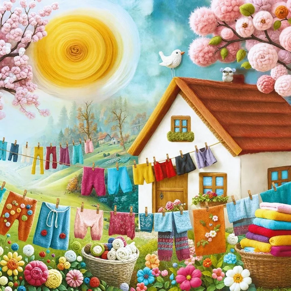 Cherry Pazzi 31469 Woollen Meadow 1000pc Jigsaw Puzzle - Image 2