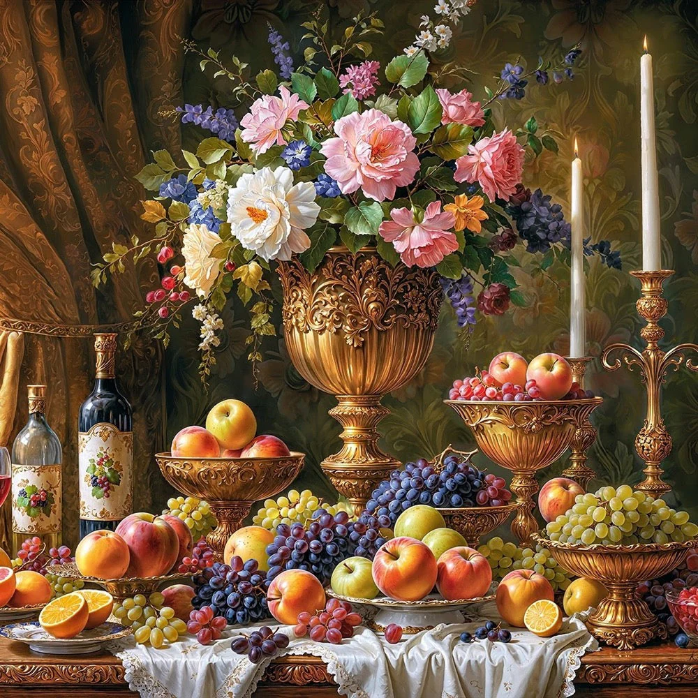 Cherry Pazzi 50248 Baroque Table 2000pc Jigsaw Puzzle - Image 2