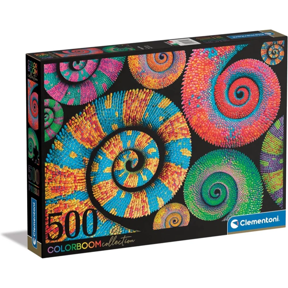 Clementoni Colorboom Curly Tails 500pc Jigsaw Puzzle