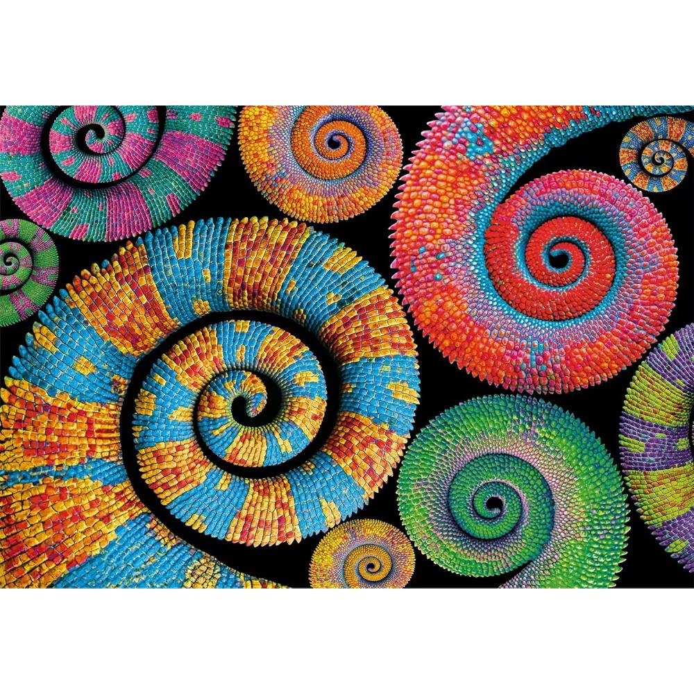 Clementoni Colorboom Curly Tails 500pc Jigsaw Puzzle - Image 2
