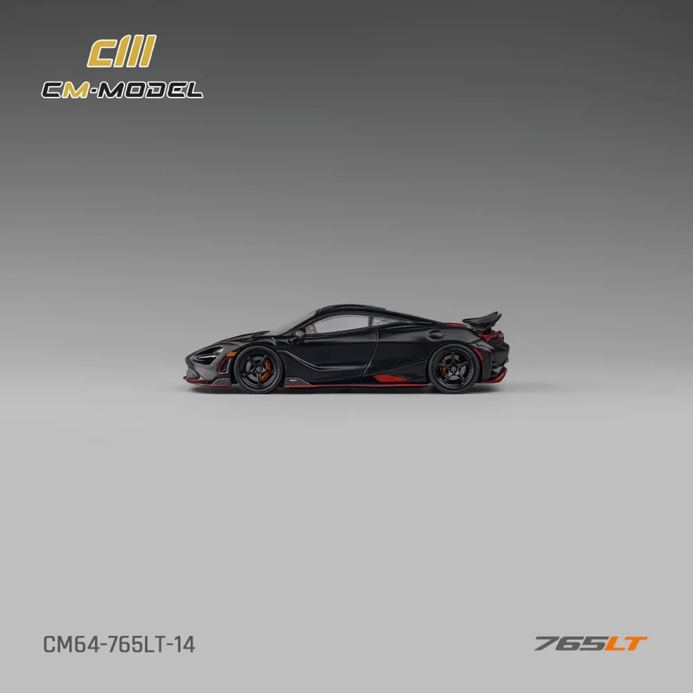 CM Model 64-765LT-14 1/64 McLaren 765LT Matt Black - Image 7