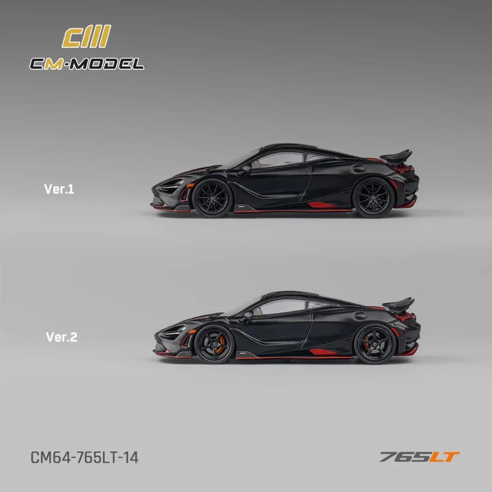 CM Model 64-765LT-14 1/64 McLaren 765LT Matt Black - Image 9