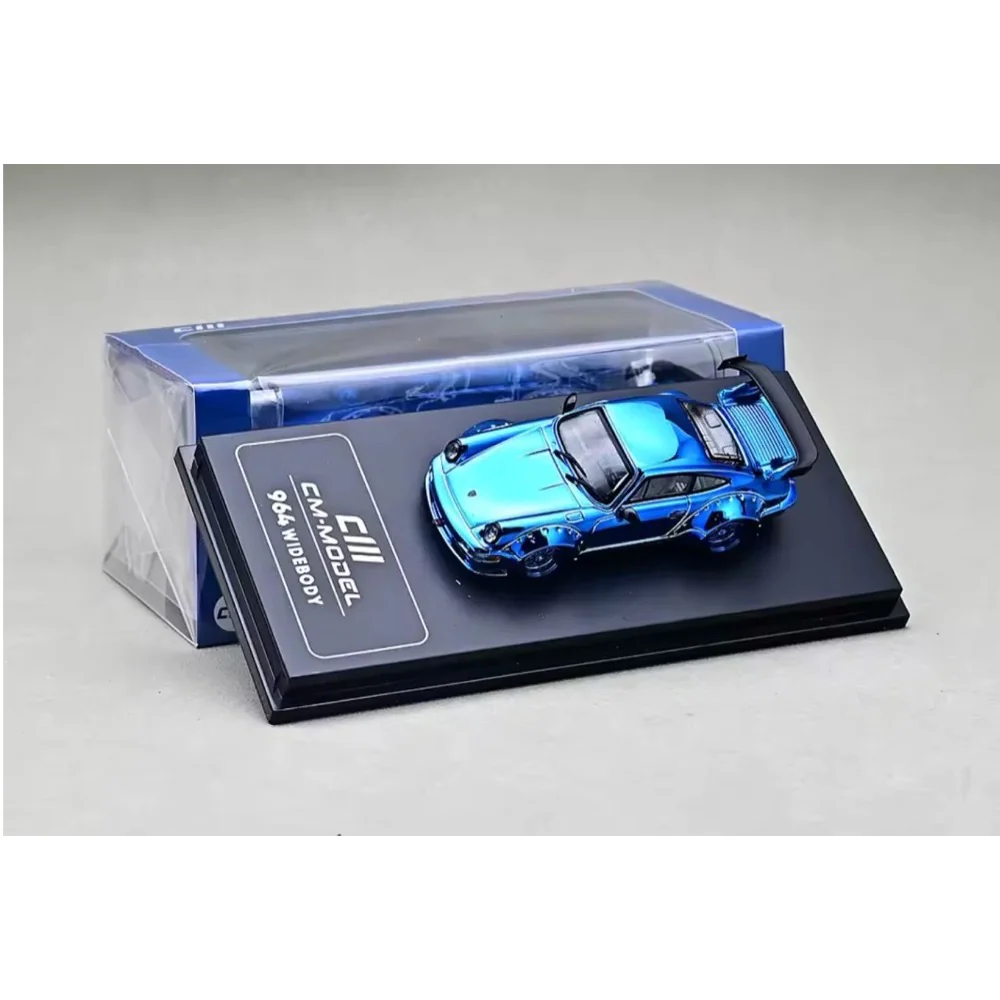 CM Model 64-964-ChromeBlue 1/64 Porsche 964 Metallic Blue - Image 3