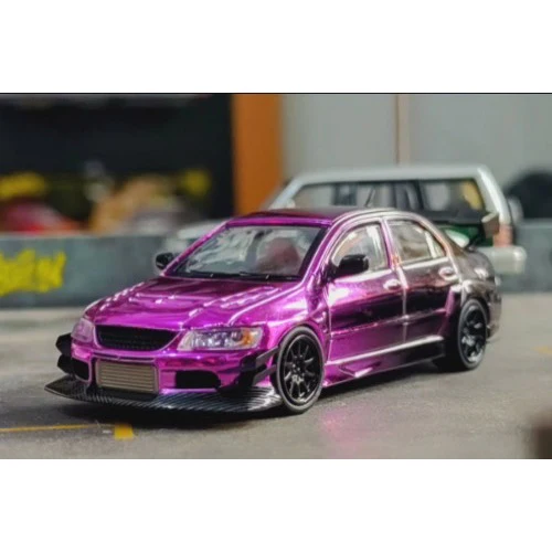 CM Model 64-EVOIX-MDX2024 1/64 Mitsubishi Lancer Evo IX Purple Plating - Image 2
