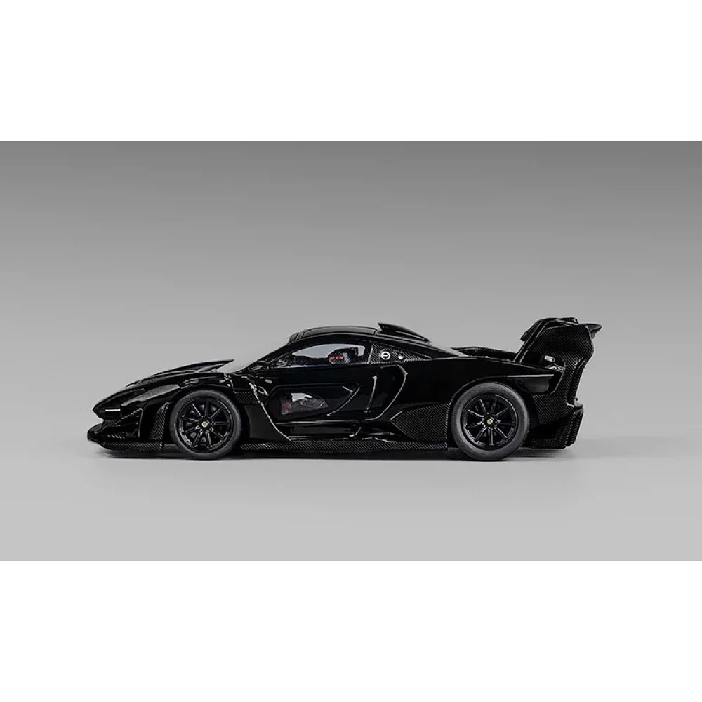 CM Model 64-Senna GTR-01 1/64 Mclaren Senna GTR Black - Image 3