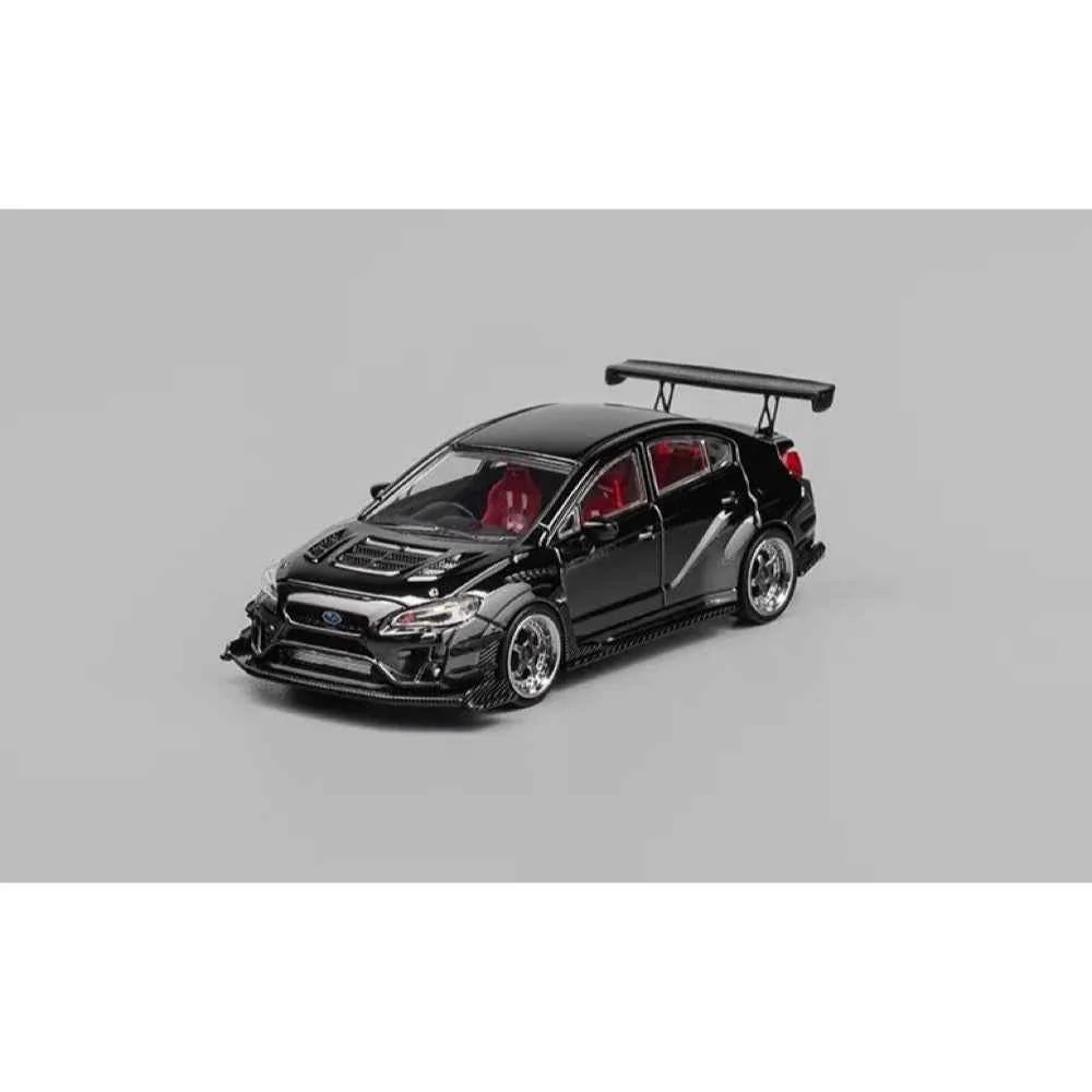 CM Model 64-WRX-06 1/64 Subaru Varis Wide Body 2.0 Chome Black - Image 2