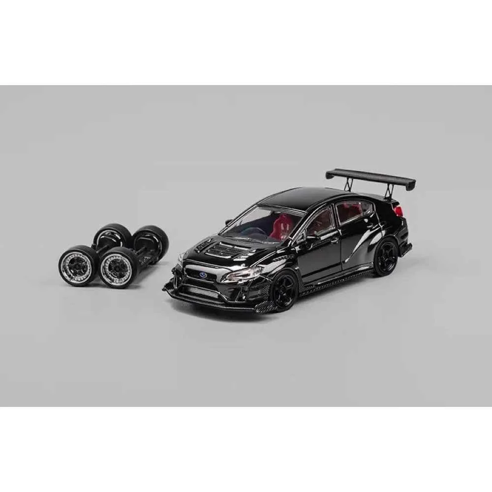 CM Model 64-WRX-06 1/64 Subaru Varis Wide Body 2.0 Chome Black - Image 5