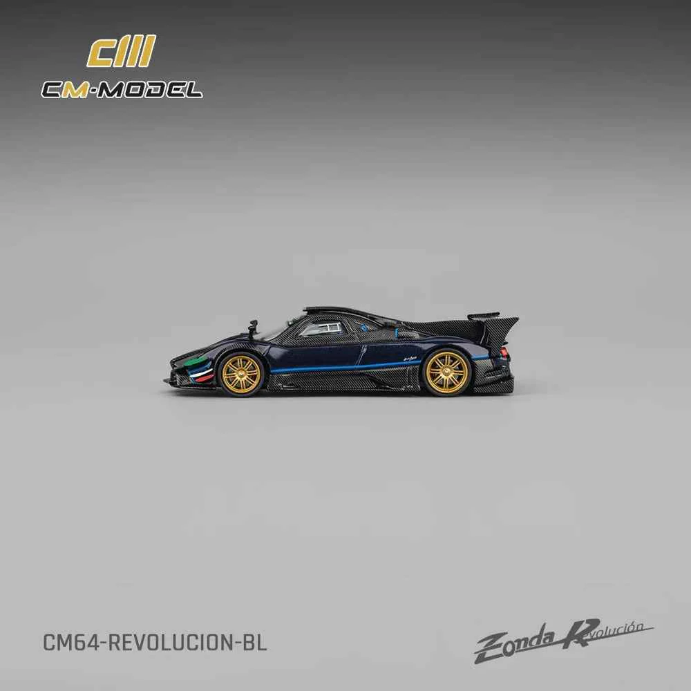 CM Model Revolucion-BL 1/64 Pagani Zonda Revlucion Metallic Blue - Image 6