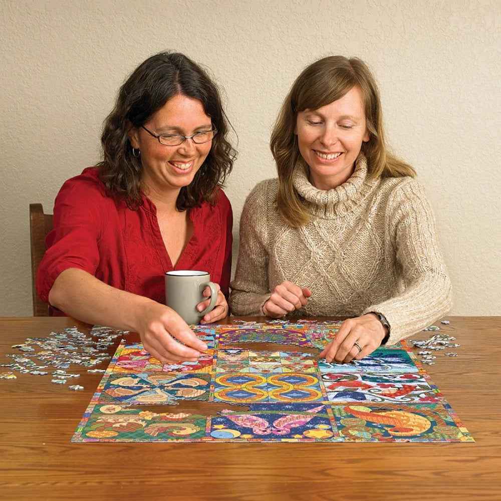 Cobble Hill 40049 Twelve Days Of Christmas Quilt 1000pc Jigsaw Puzzle - Image 5