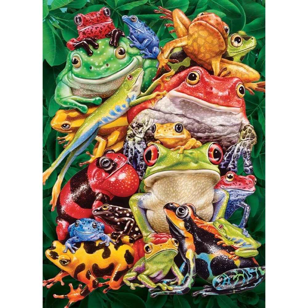 Cobble Hill 40186 Frog Business 1000pc Jigsaw Puzzle - Image 2