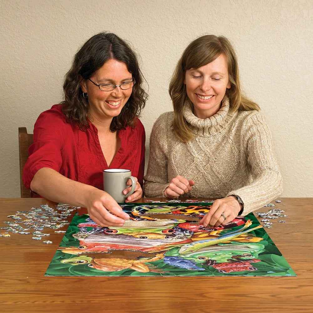 Cobble Hill 40186 Frog Business 1000pc Jigsaw Puzzle - Image 5