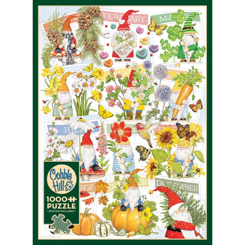 Cobble Hill 40261 A Happy Gnome Life 1000pc Jigsaw Puzzle - Image 5