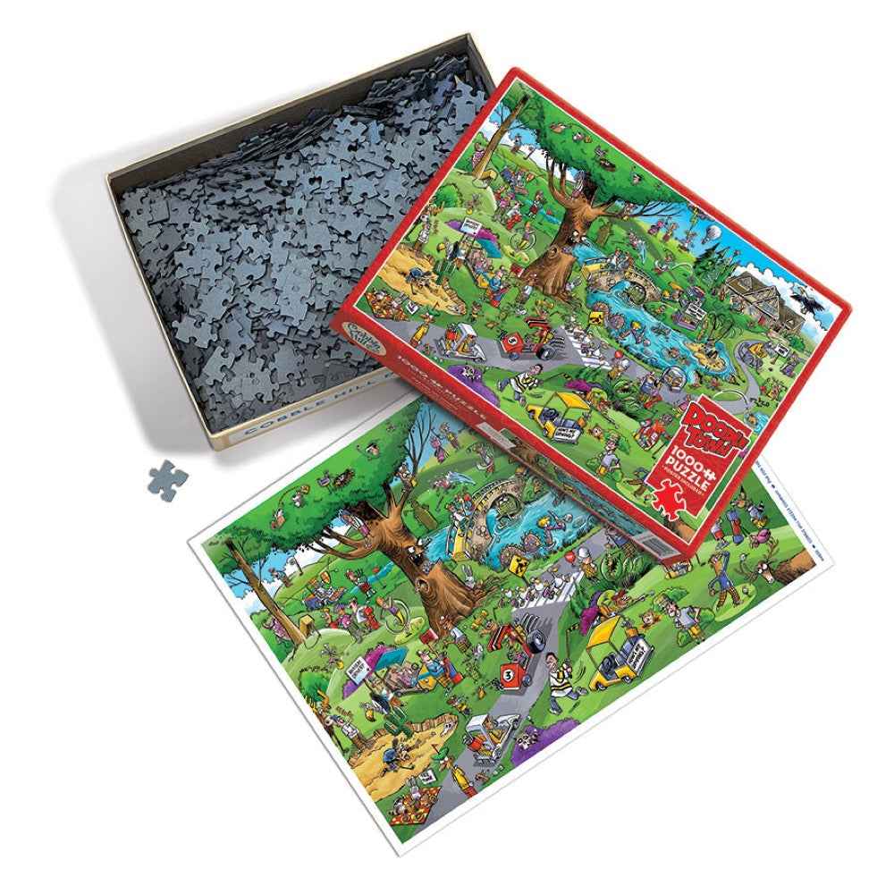 Cobble Hill 44502 Doodletown Par For Course 1000pc Jigsaw Puzzle - Image 3
