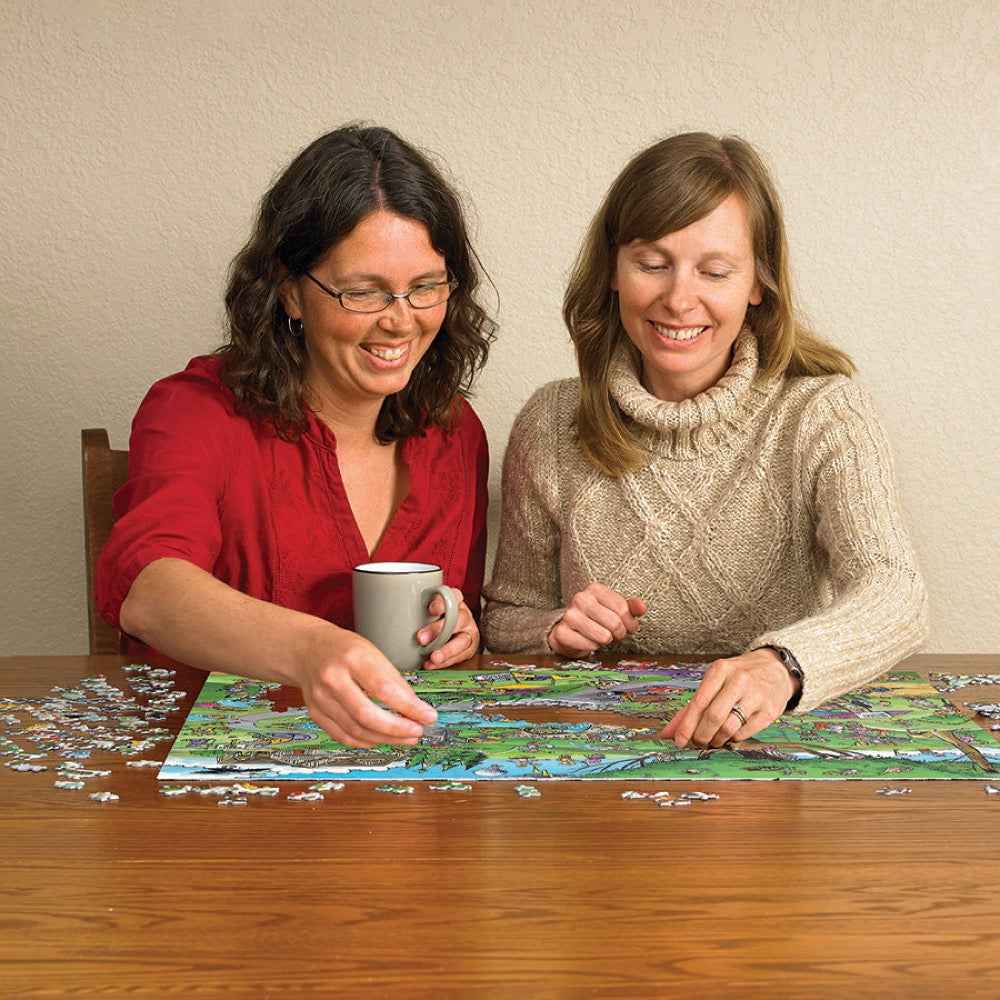 Cobble Hill 44502 Doodletown Par For Course 1000pc Jigsaw Puzzle - Image 6