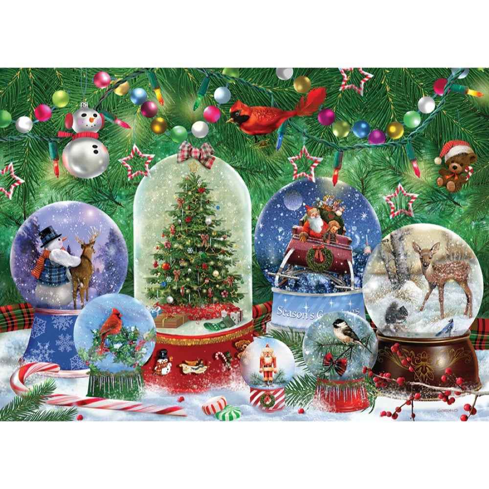 Cobble Hill 45077 Snow Globes 500pc Jigsaw Puzzle - Image 2
