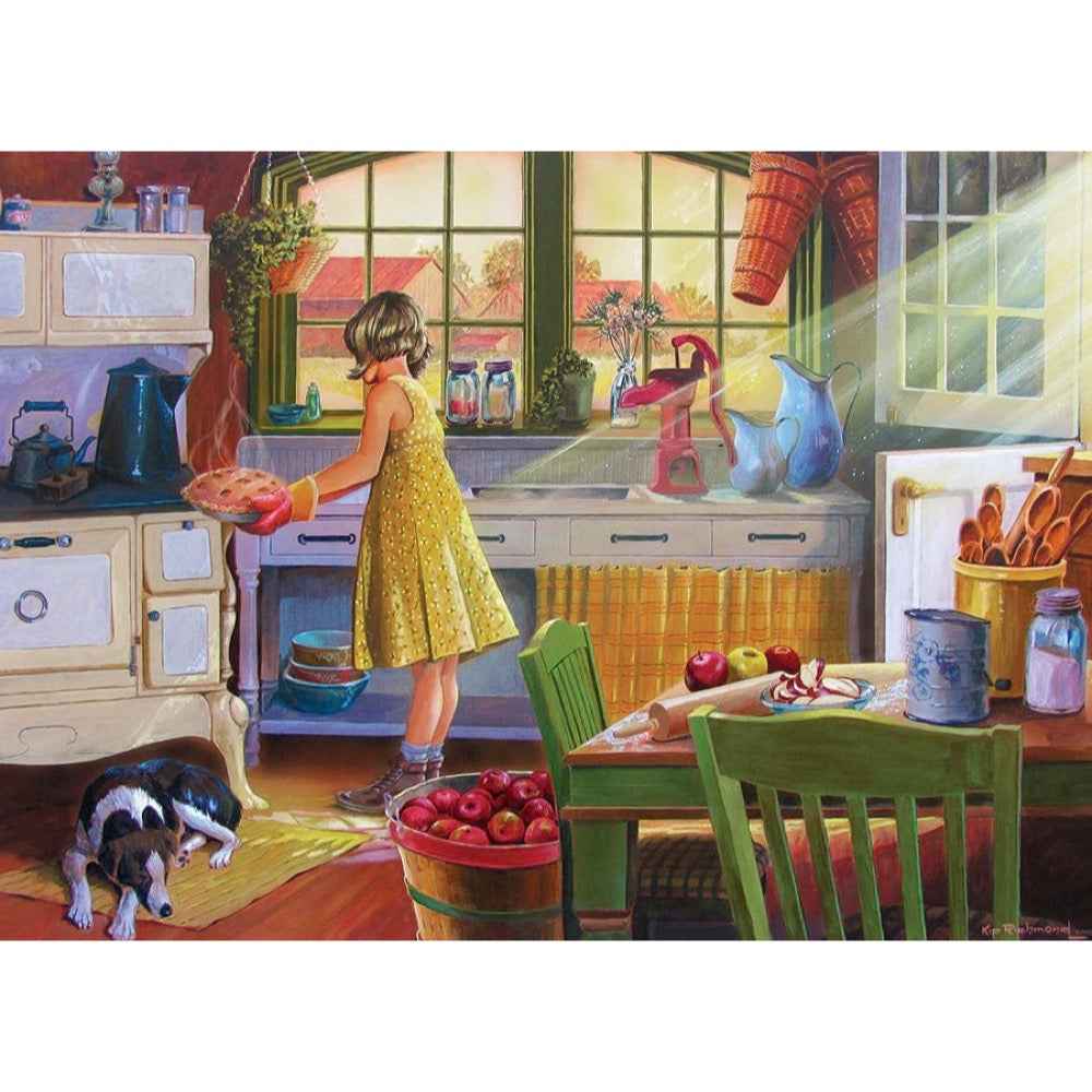 Cobble Hill Apple Pie Kitchen 500pc Jigsaw Puzzle - Image 2